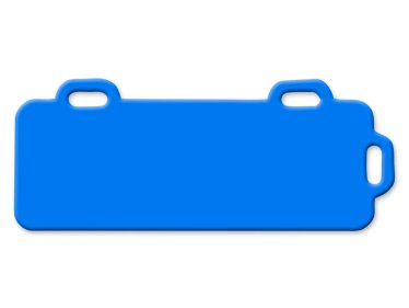 Zawieszka syntetyczna 90x33 mm do tac - 3 otwory